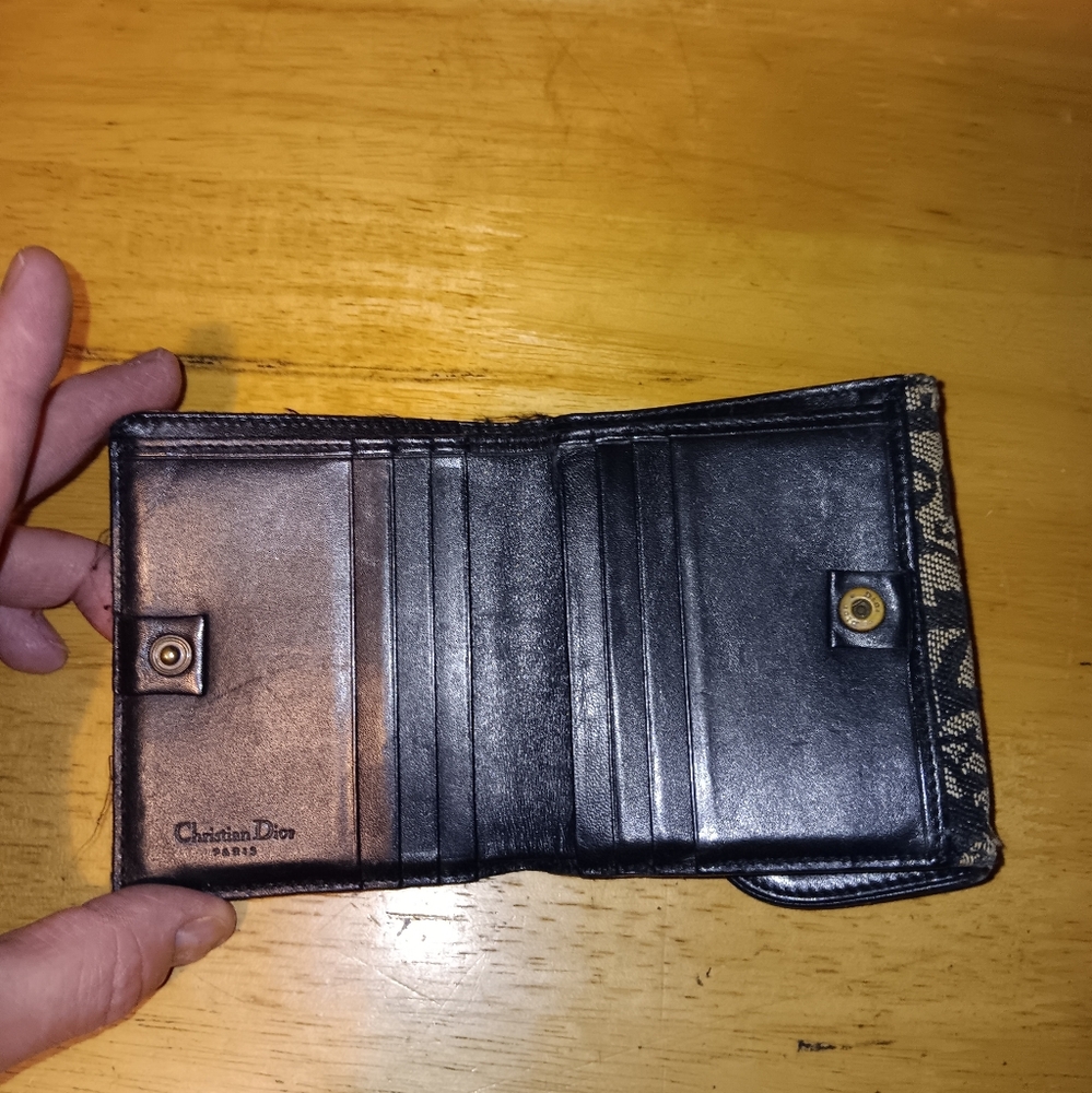 Christian Dior Small Fold Trotter Saddle Wallet - Picture 5 of 7
